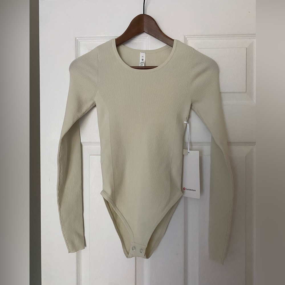 NWT Lululemon Tight-Fit Long-Sleeve Knit Bodysuit - XS